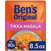 Ben's Original Ready Rice Tikka Masala 8.5 oz Microwavable Pouch. Ready in 90 Seconds! Cholesterol Free.