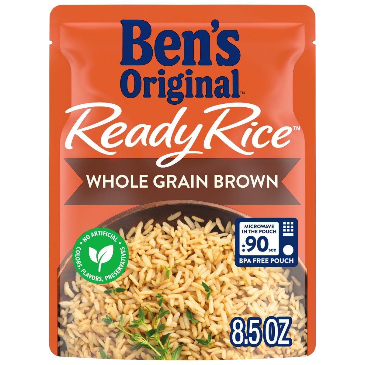 Ben's Original Ready Rice Whole Grain Brown Rice Microwavable Pouch - 8 ...