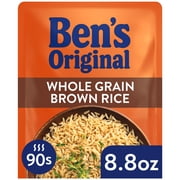 Ben's Original Ready Whole Grain Brown Rice, Easy Dinner Side, 8.8 Ounce Pouch