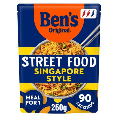 Ben's Original Street Food Singapore Style 250g, British Import (Pack of 2)
