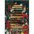 thumbnail image 1 of BenBen 1000 Pieces Puzzles for Adults, Vintage Books and Wildflower Jigsaw Puzzle Letters on Back, 1 of 9
