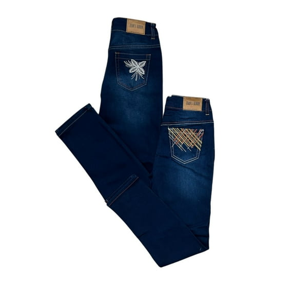 BenBen 2 Pack Girl Jeans Fitted Denim Stretch Unique Design And Style