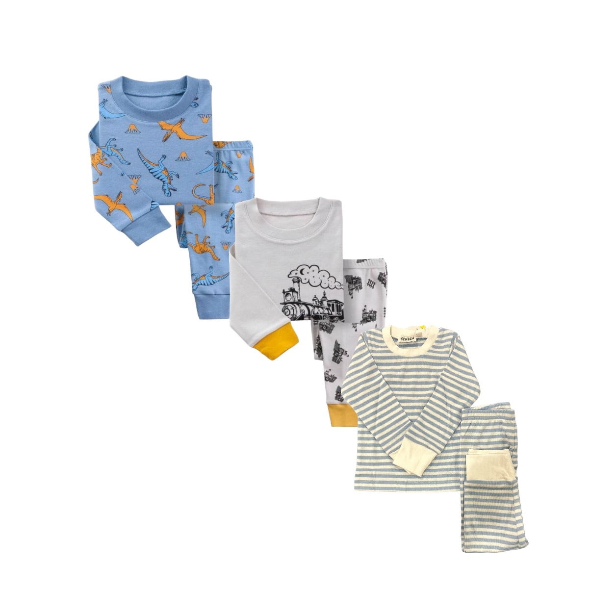 Kids Baby Toddler Boy Pajamas Pjs Clothes Sleepwear Super Soft Snug Fit ...