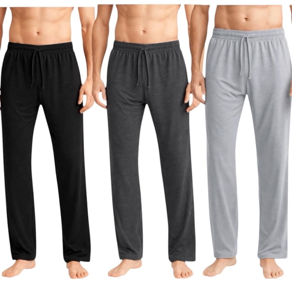 BenBen Men Pajama Pants Lounge Sleep Cotton Soft Comfort 3-Pack