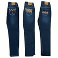 thumbnail image 1 of BenBen 3 Pack Women Jeans Fitted Denim Stretch Unique Style, 1 of 1