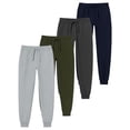 thumbnail image 1 of BenBen 4 Pack Men Fleece Athletic Jogger Pants with Pockets - Soft and Comfortable Sweatpants, 1 of 14