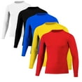 thumbnail image 1 of BenBen 5 Pack Mens Compression Shirts Tops Moisture-Wicking Cool Tek L/S, 1 of 7