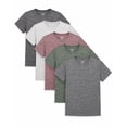 thumbnail image 1 of BenBen 5-Pack Youth Boy T Shirts Short Sleeve Moisture Wicking Performance Tees Everyday Wear Gym, 1 of 7