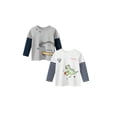 thumbnail image 1 of BenBen Boys Long Sleeve Tees Sweatshirt Crew Neck T-Shirt - 2 Pack Size 18M to 9Y, 1 of 3