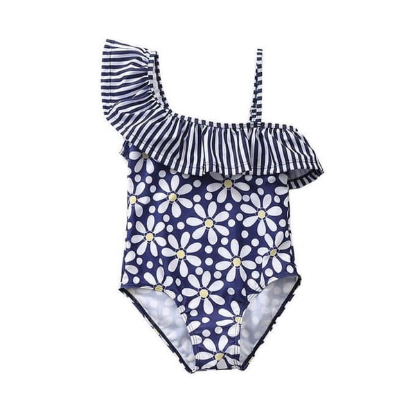 BenBen FBSF88 One Piece Flower Bathing Suit for Kids - 8 Months