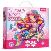 BenBen Puzzles for Kids Ages 4-6, Large 52 Piece Mermaid Floor Puzzles for Toddlers 3-5 Girls Boys