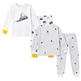 thumbnail image 1 of BenBen Kids Toddler Boy Pajamas Pj Set Long Sleeve Snug Fit Soft & Cozy Sleepwear Loungewear 2-Pack - Size 2Y to 10Y, 1 of 7