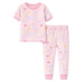 thumbnail image 1 of BenBen Kids Toddler Girl Pajamas Pj Set Short Sleeve Snug Fit Soft & Cozy Size 2Y to 10Y, 1 of 4