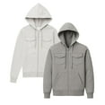 thumbnail image 1 of BenBen Men Hoodies Full Zip Up with Pockets Heavyweight - 2 Pack | M to 2XL, 1 of 5