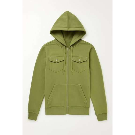 BenBen Men Hoodies Full Zip With Pocket Heavyweight Soft & Cozy