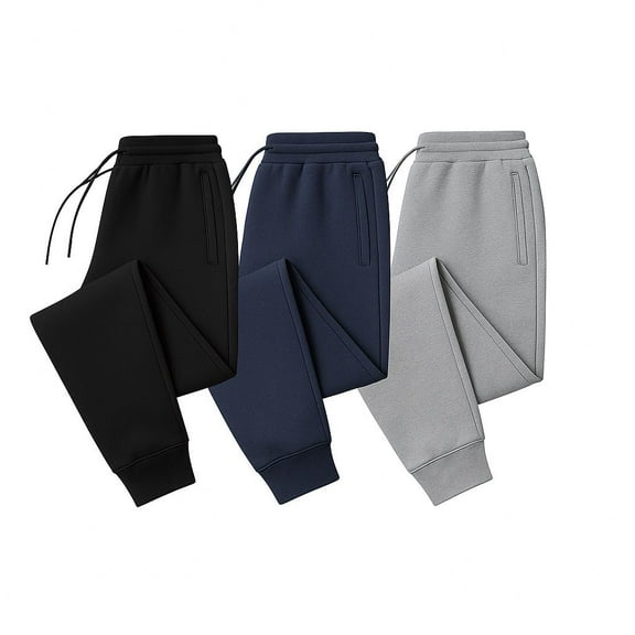 BenBen Men Jogger Pants Sweatpants Fleece Ultra Soft - 3 Pack
