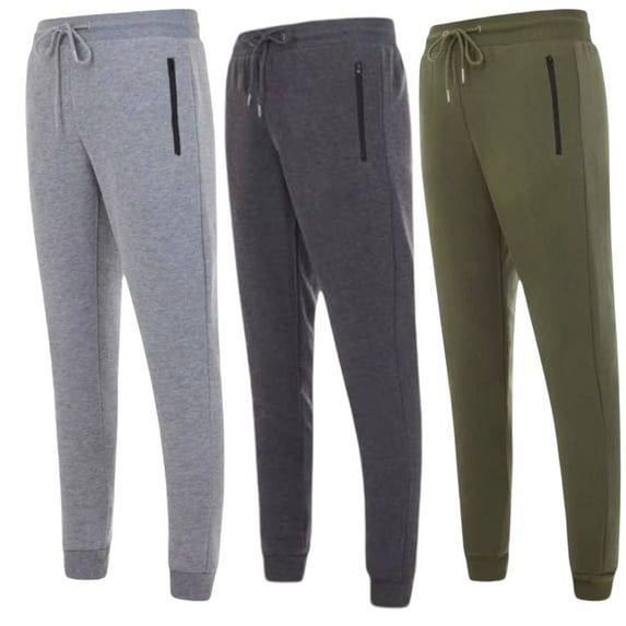 BenBen Men Soft Pants Ultra Comfort Sweatpants Athletic Pant Workout Running Pants - 3 Pack