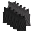 thumbnail image 1 of BenBen Men Tank Tops Ribbed Classic Fit Cotton Athletic Gym Workout Undershirt Breathable 10-Pack, 1 of 5