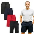 thumbnail image 1 of BenBen Men’s Athletic Shorts – Terry Jogger Style for Workout Running, Training & Gym - 4 Pack, 1 of 7