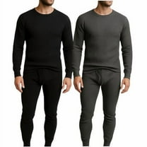 BenBen Men’s Base Layer Thermal Underwear Set Waffle Knit 2-Pack – Lightweight & Warm| S-2XL
