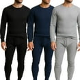 thumbnail image 1 of BenBen Men’s Base Layer Thermal Underwear Set Waffle Knit 3-Pack – Lightweight & Warm| S-2XL, 1 of 8