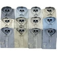 thumbnail image 1 of BenBen Men's Classic Dress Shirt Stylish Comfortable and Versatile - 12 Pack, 1 of 12