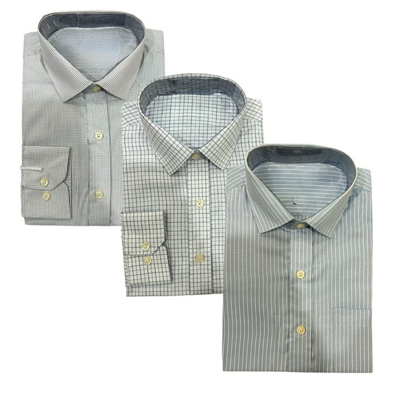 BenBen Men's Classic Dress Shirt Stylish Comfortable and Versatile - 3 Pack