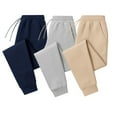 thumbnail image 1 of BenBen Men's Fleece Joggers Sweatpants with Zipper Pockets Ultra Soft Comfort 3-Pack Sizes S-3XL, 1 of 2