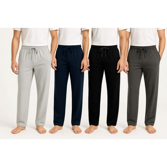 BenBen Men’s Pajama Set – 4 Pack Ultra-Soft Sleepwear & Loungewear for Comfort and Relaxation