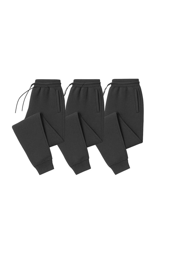 Men's Sweatpants 3-Pack – Soft Athletic Jogger Pants for Workout & Lounge