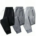 thumbnail image 1 of BenBen Mens Fleece Jogger Pants Sweatpants Ultra Comfort Super Soft - 3 Pack Size Medium, 1 of 8