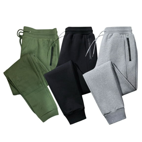 BenBen Mens Fleece Jogger Pants Sweatpants Ultra Comfort Super Soft - 3 Pack Size X-Large