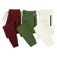 thumbnail image 1 of BenBen Mens Fleece Jogger Pants Sweatpants Ultra Comfort Super Soft - 3 Pack, 1 of 5