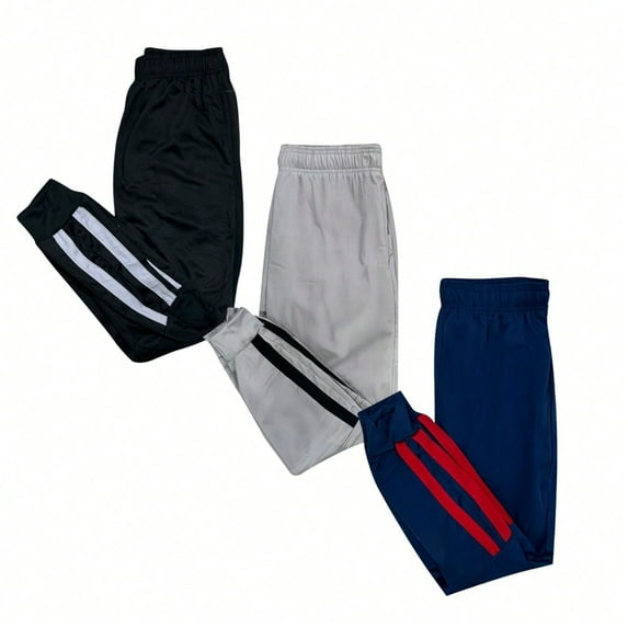 BenBen 3 Pack Men Athletic Pants Sweatpants Gym Wear Workout Exercise Running Ultra Comfort