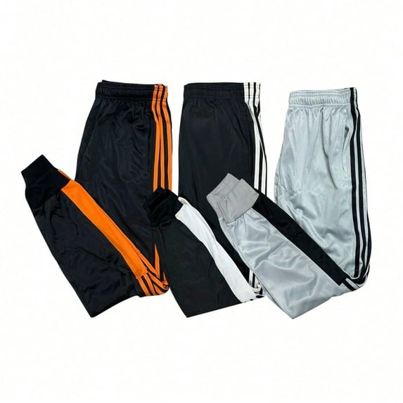 BenBen 3 Pack Men Athletic Pants Sweatpants Gym Wear Workout Exercise Running Ultra Comfort