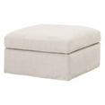 thumbnail image 1 of BenJara 33 Inch Modular Slipcover Ottoman with Wood Frame, Modern Bisque Fabric, 1 of 7