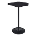 thumbnail image 1 of 42 Inch Modern Bar Table- Black Metal Frame- Irregular Cloud Design, 1 of 5