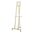 thumbnail image 1 of Benjara 70 Inch Easel Stand, Gold Iron Frame, Free Standing, Large, 1 of 5