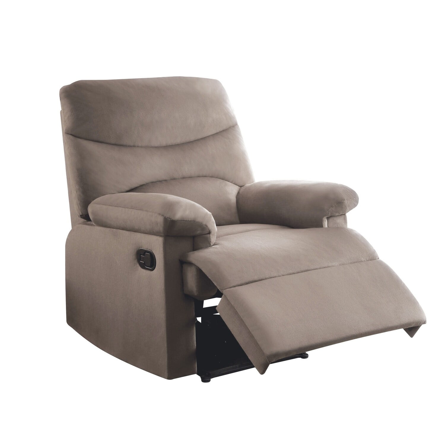 Benjara Arcadia Recliner, Light Brown Woven Fabric - Walmart.com