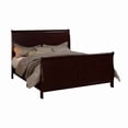 thumbnail image 1 of Astonishing Queen Louis Phillippe Bed , Cherry, 1 of 5