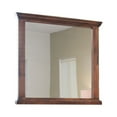 thumbnail image 1 of Bry 42 Inch Classic Mirror, Multistep Lacquer Coat, Deep Brown Stain, 1 of 4