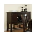 thumbnail image 1 of Benjara Chicly Styled Rubber Wood Server, Brown, 1 of 1