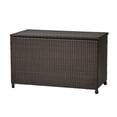 thumbnail image 1 of Laki Outdoor Storage Chest, Brown PE Rattan Wicker, Aluminum, 53 Inch, 1 of 5