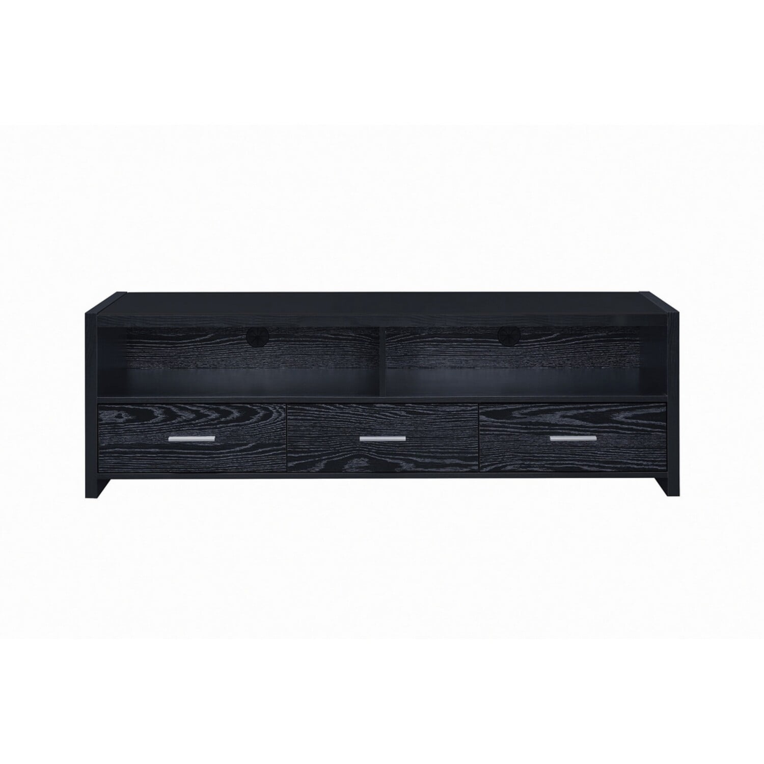 BenJara Mesmerizing black TV console With Storage