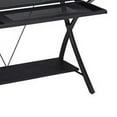 thumbnail image 1 of BenJara Modern day Computer Desk, Black, 1 of 4