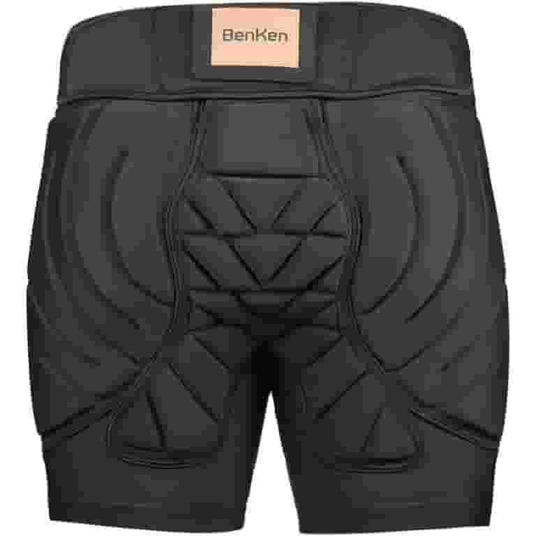【INCHANT ME】Edens Matte Overfit Short Padding BenKen Butt Pads Snowboarding Impact Shorts Hip Protector