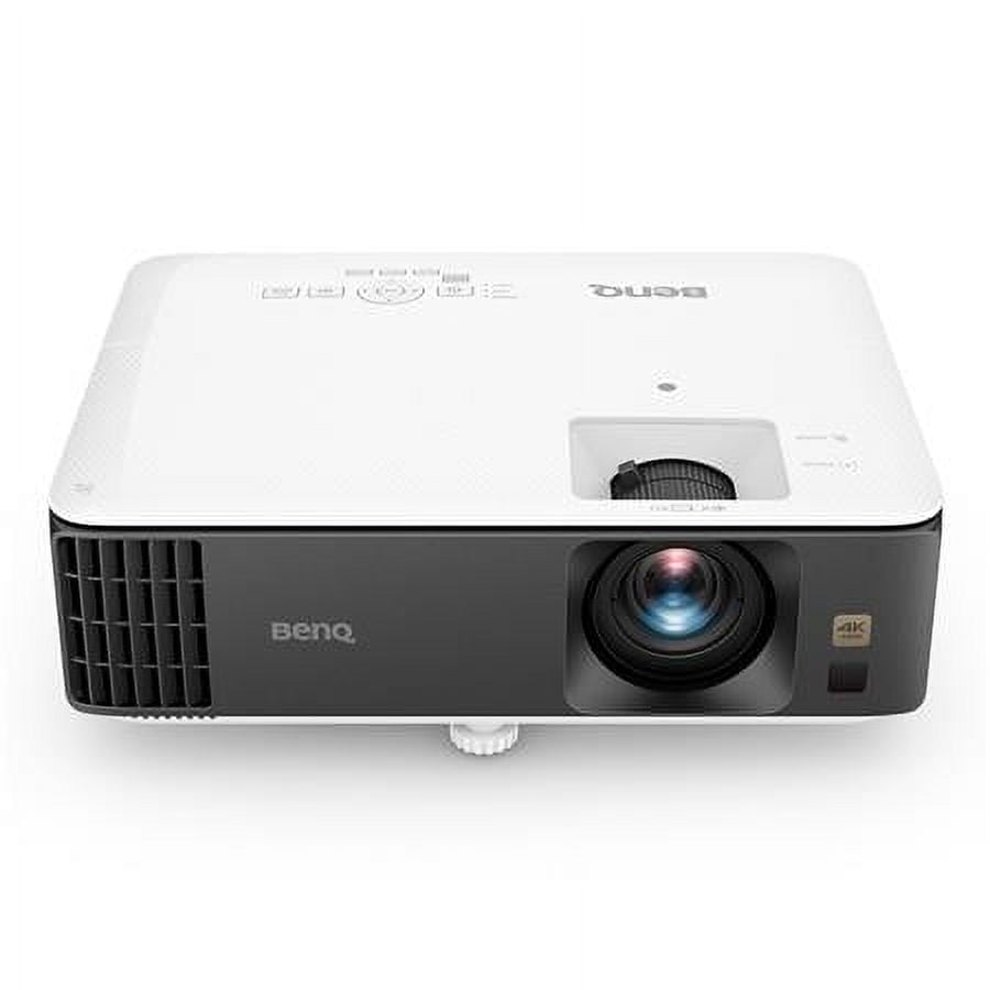 BenQ 3200-Lumen 4K UHD HDR Gaming DLP Projector, Black and White