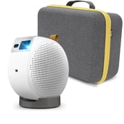 BenQ GV50 Full HD Laser DLP Smart Ceiling Projector, White, Bundle with Carry Case