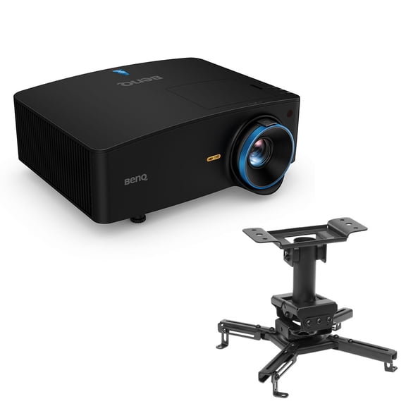 BenQ LK936ST 4K Ultra HD Short-Throw Laser DLP Projector, Bundle with H&A Ceiling Mount