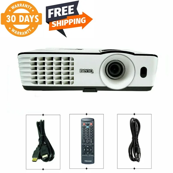 Pre-Owned BenQ MX660P DLP Projector 3000 ANSI 3D HDMI Meeting Presentation Cinema bundle